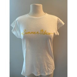 Tee Shirt Summer Jaune