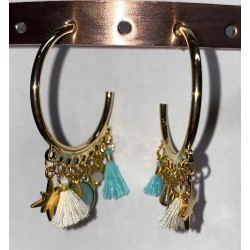 Boucles Demi Turquoise