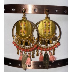 Boucles Temple Orange