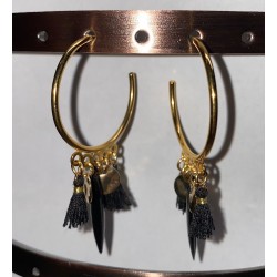 Boucles Demi Noir