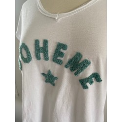 Tee-shirt Bohème vert